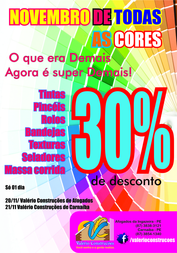 promoção novembro