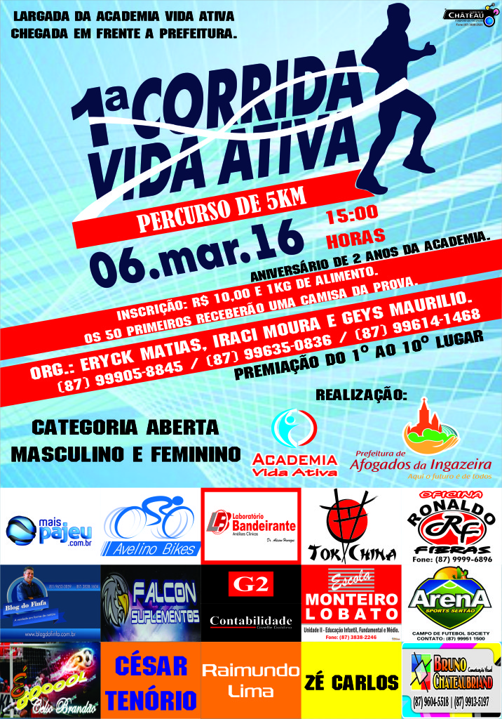 Cartaz Academia Vida Ativa